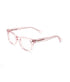 Bixby Reading Glasses - Polished Clear Pink